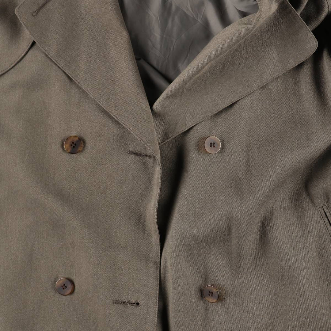 London Fog trench coat, made in the USA, women's size L equivalent, vintage. unclear Khaki type Vintage Second Hand