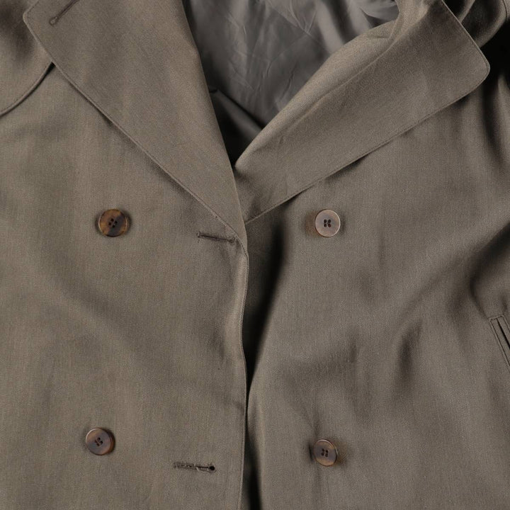 London Fog trench coat, made in the USA, women's size L equivalent, vintage. unclear Khaki type Vintage Second Hand