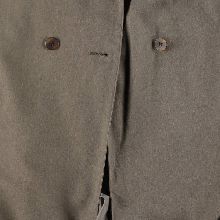 London Fog trench coat, made in the USA, women's size L equivalent, vintage. unclear Khaki type Vintage Second Hand