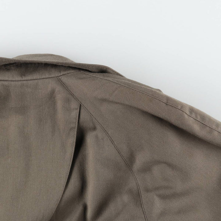 London Fog trench coat, made in the USA, women's size L equivalent, vintage. unclear Khaki type Vintage Second Hand
