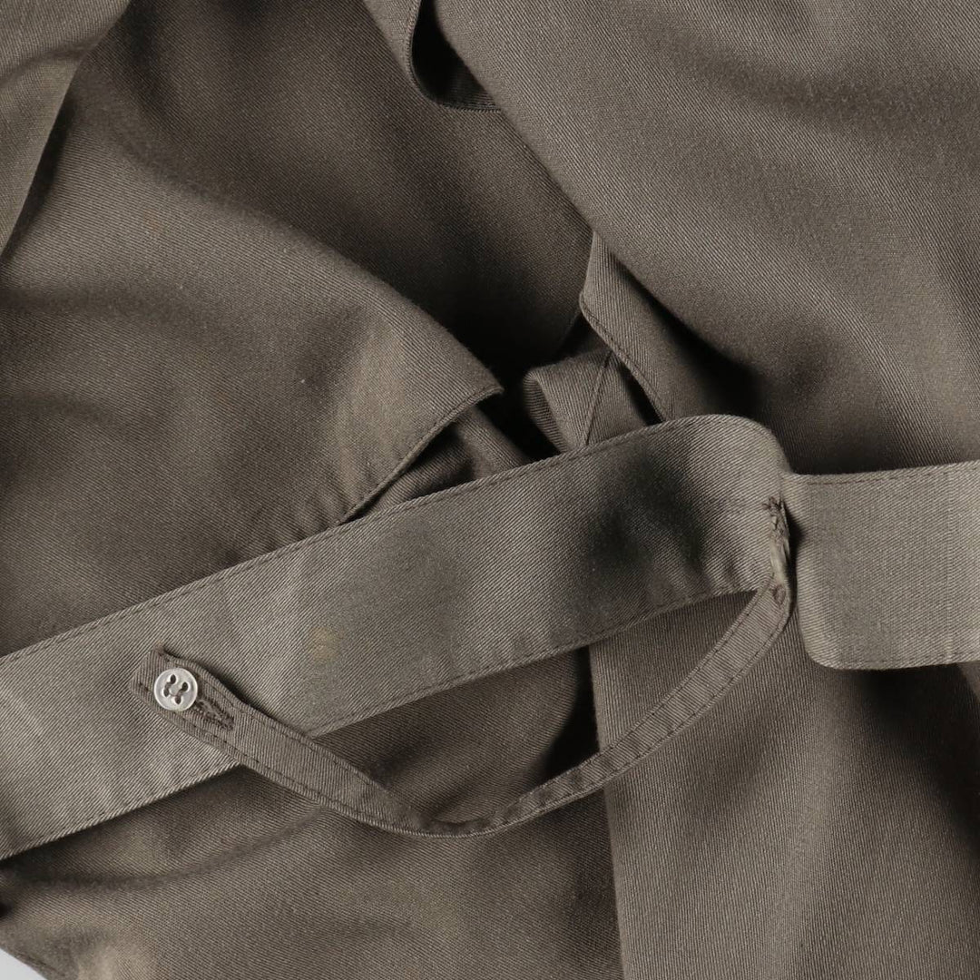 London Fog trench coat, made in the USA, women's size L equivalent, vintage. unclear Khaki type Vintage Second Hand