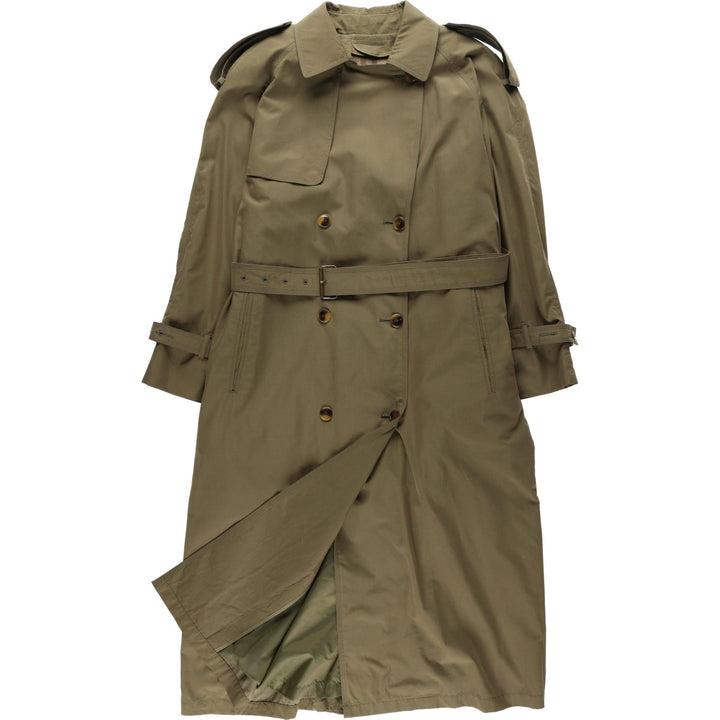 London Fog trench coat, made in the USA, women's size XL (approx.) unclear Khaki type Vintage Second Hand