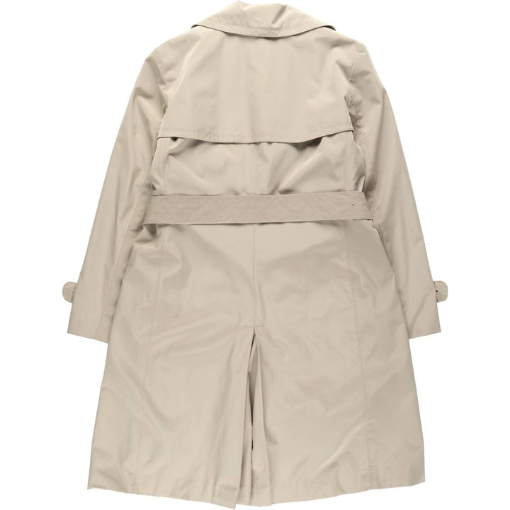 London Fog trench coat, women's size L polyester Beige type Vintage Second Hand