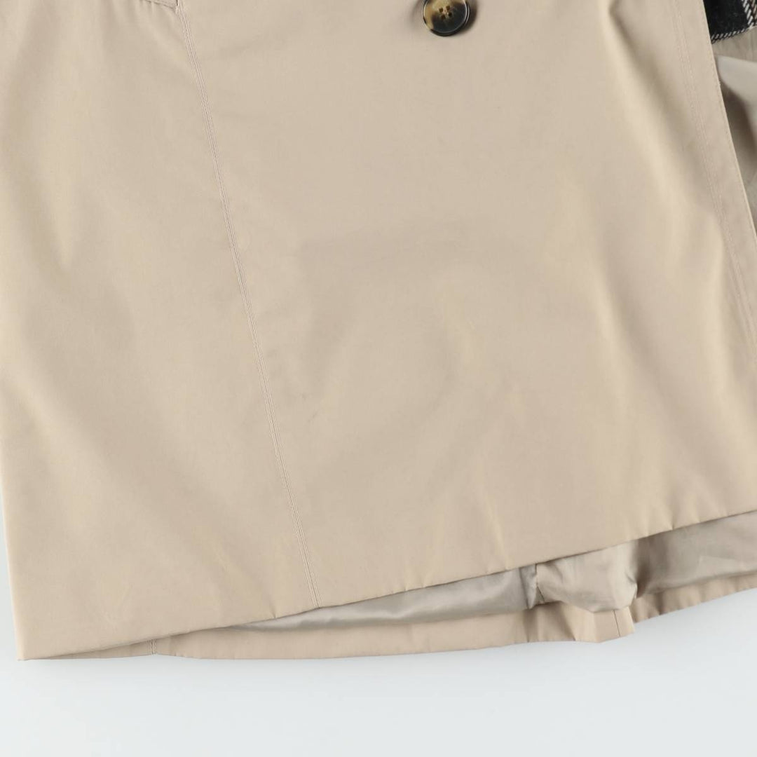 London Fog trench coat, women's size L polyester Beige type Vintage Second Hand