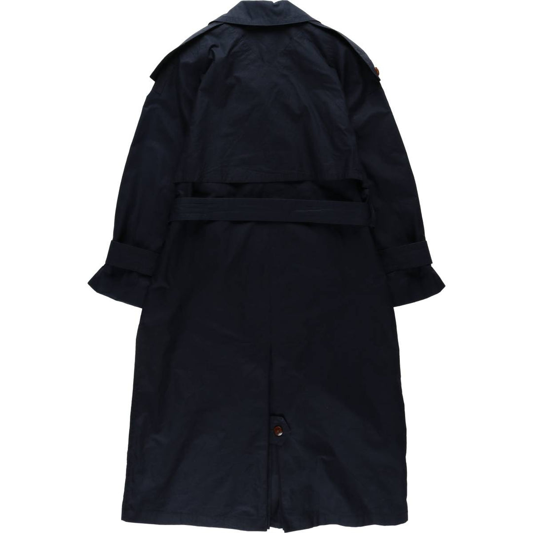 London Fog trench coat, women's size L (approx.), vintage. unclear navy blue type Vintage Second Hand