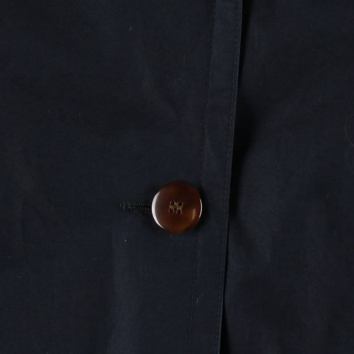 London Fog trench coat, women's size L (approx.), vintage. unclear navy blue type Vintage Second Hand