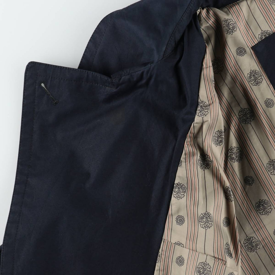 London Fog trench coat, women's size L (approx.), vintage. unclear navy blue type Vintage Second Hand