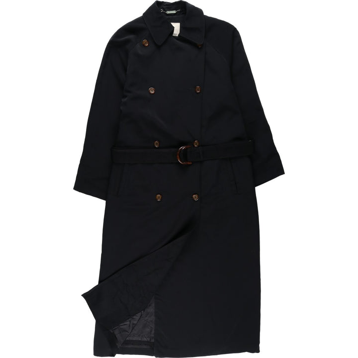 London Fog trench coat, women's size XL (approx.) unclear black type Vintage Second Hand