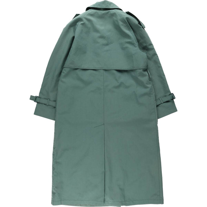 London Fog trench coat, women's size M (approx.), vintage. polyester Khaki type sage green Vintage Second Hand
