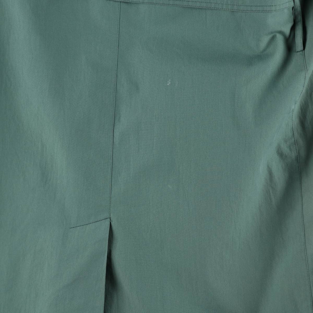 London Fog trench coat, women's size M (approx.), vintage. polyester Khaki type sage green Vintage Second Hand