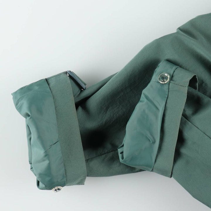 London Fog trench coat, women's size M (approx.), vintage. polyester Khaki type sage green Vintage Second Hand