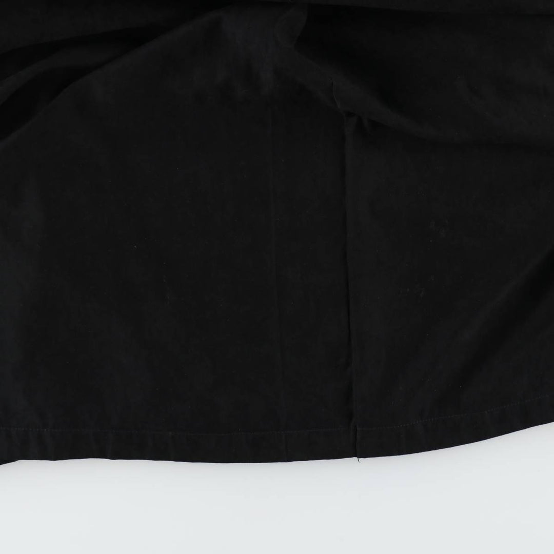 London Fog hooded stand-collar coat/balmacaan coat, women's size M (approx.) unclear black type Vintage Second Hand