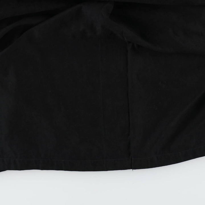 London Fog hooded stand-collar coat/balmacaan coat, women's size M (approx.) unclear black type Vintage Second Hand