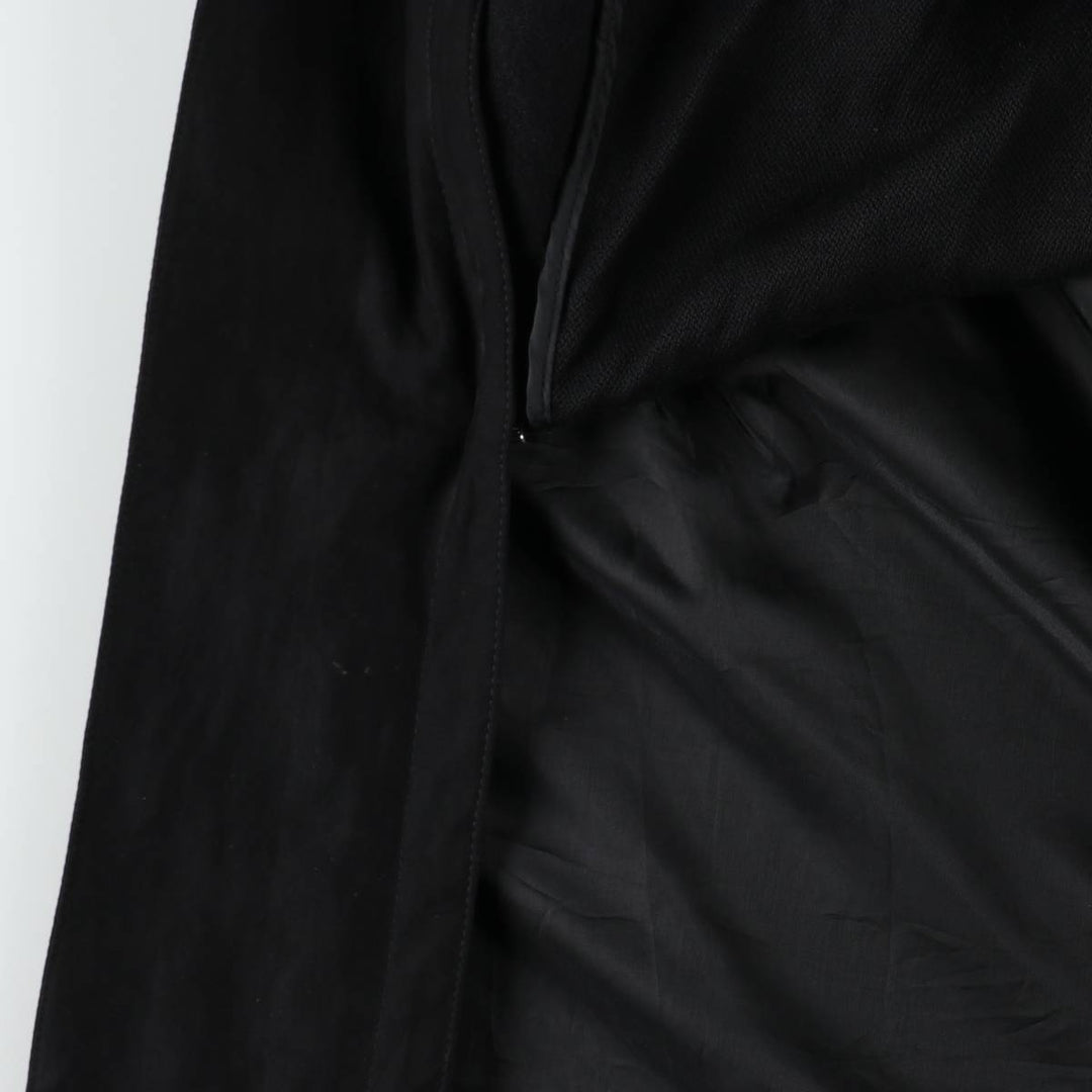 London Fog hooded stand-collar coat/balmacaan coat, women's size M (approx.) unclear black type Vintage Second Hand