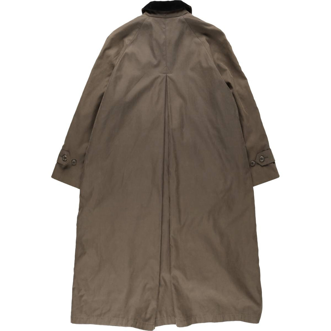 London Fog Balmacaan Coat (Women's Size M) polyester Khaki type brown Vintage Second Hand