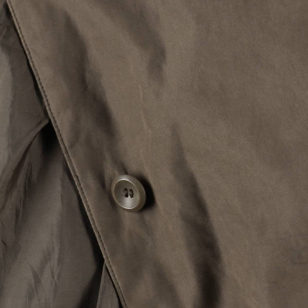 London Fog Balmacaan Coat (Women's Size M) polyester Khaki type brown Vintage Second Hand