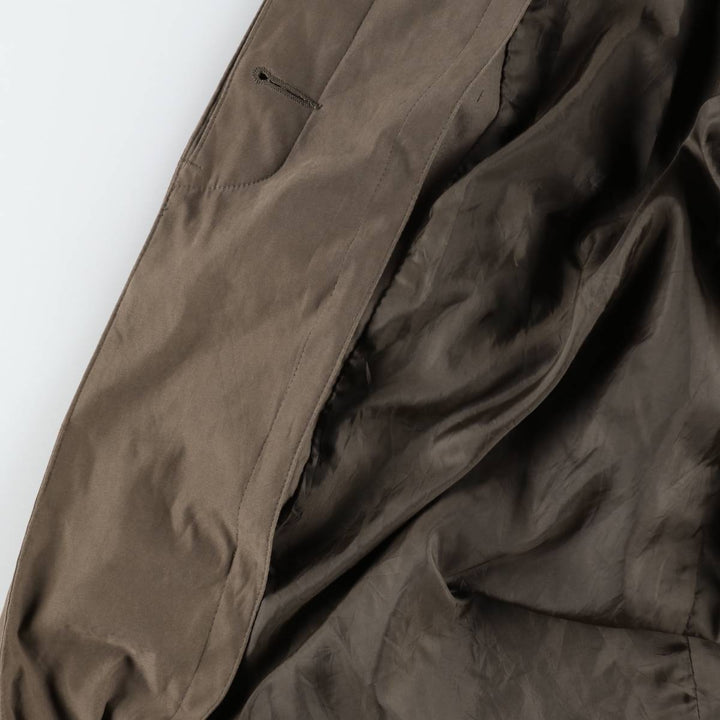 London Fog Balmacaan Coat (Women's Size M) polyester Khaki type brown Vintage Second Hand