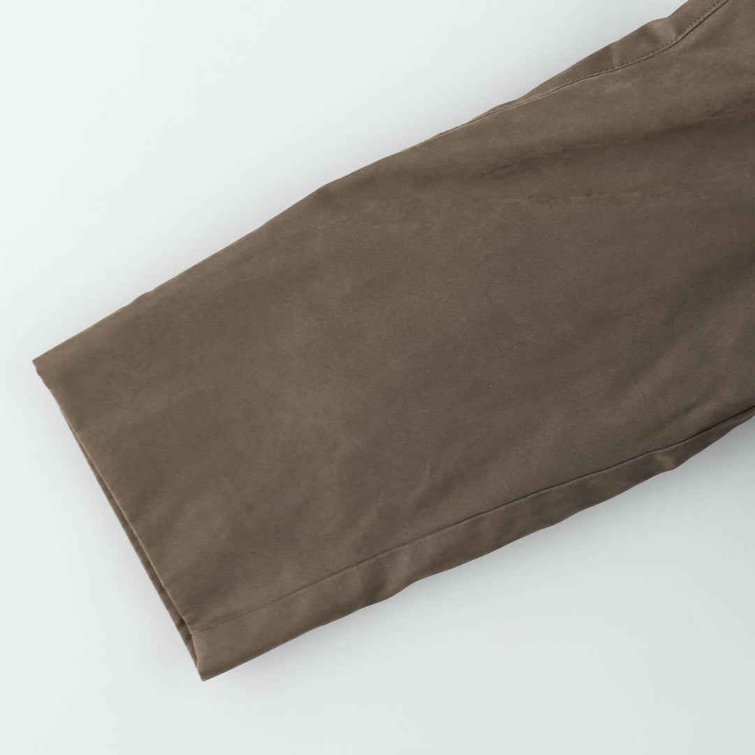 London Fog Balmacaan Coat (Women's Size M) polyester Khaki type brown Vintage Second Hand
