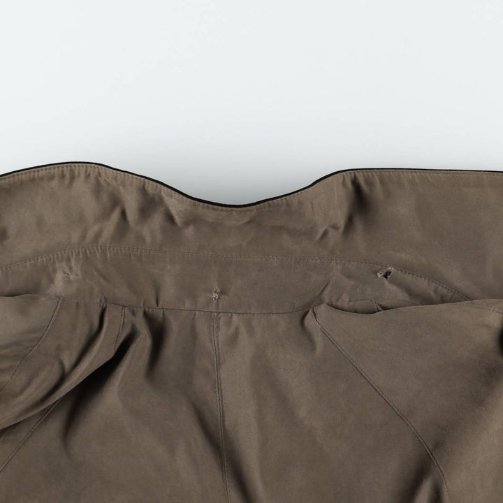 London Fog Balmacaan Coat (Women's Size M) polyester Khaki type brown Vintage Second Hand