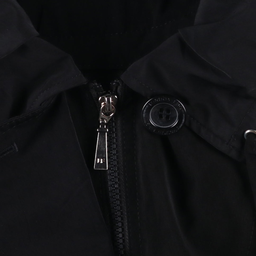 London Fog Full-Zip Single Trench Coat, Women's Size M (approx.) polyester black type Vintage Second Hand