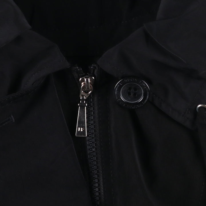 London Fog Full-Zip Single Trench Coat, Women's Size M (approx.) polyester black type Vintage Second Hand