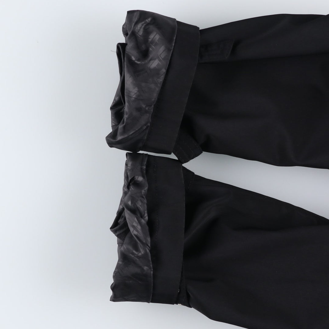 London Fog Full-Zip Single Trench Coat, Women's Size M (approx.) polyester black type Vintage Second Hand