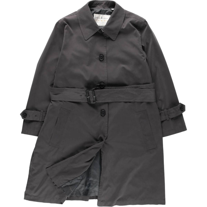 London Fog TOWNE Balmacaan Coat (Women's Size L) unclear Charcoal Vintage Second Hand