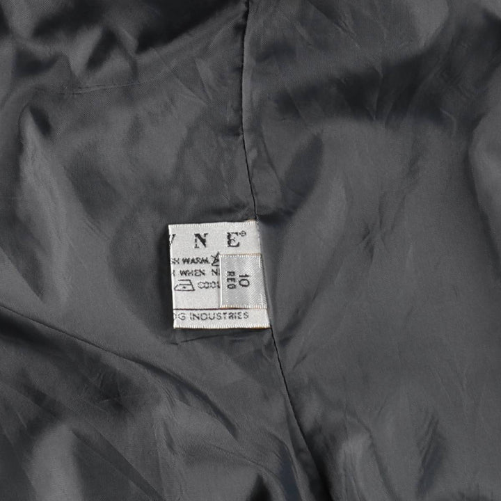 London Fog TOWNE Balmacaan Coat (Women's Size L) unclear Charcoal Vintage Second Hand