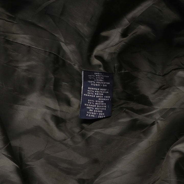 London Fog hooded stand-collar coat/balmacaan coat, women's size M (approx.) polyester Khaki type Vintage Second Hand