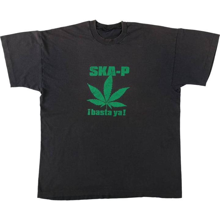 SKA-P Band T-Shirt, Men's Size L (Equivalent), Vintage unclear black type Vintage Second Hand