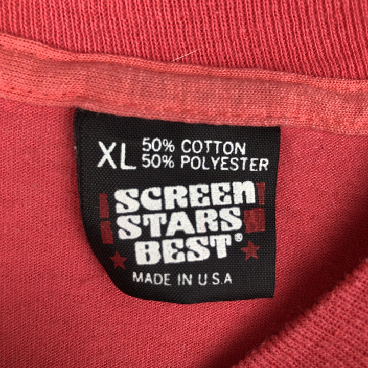 90'S Screen Stars Willie's Burgers Advertising T-Shirt, Made in USA, Men's XL equivalent, Vintage cotton pink type Vintage Second Hand
