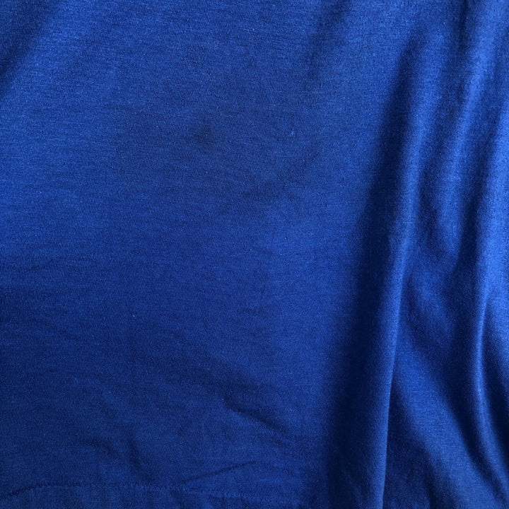 80'S MY SHIRT BUN HUGGERS advertising T-shirt, Made in USA, Men's size L equivalent, Vintage cotton blue type Vintage Second Hand
