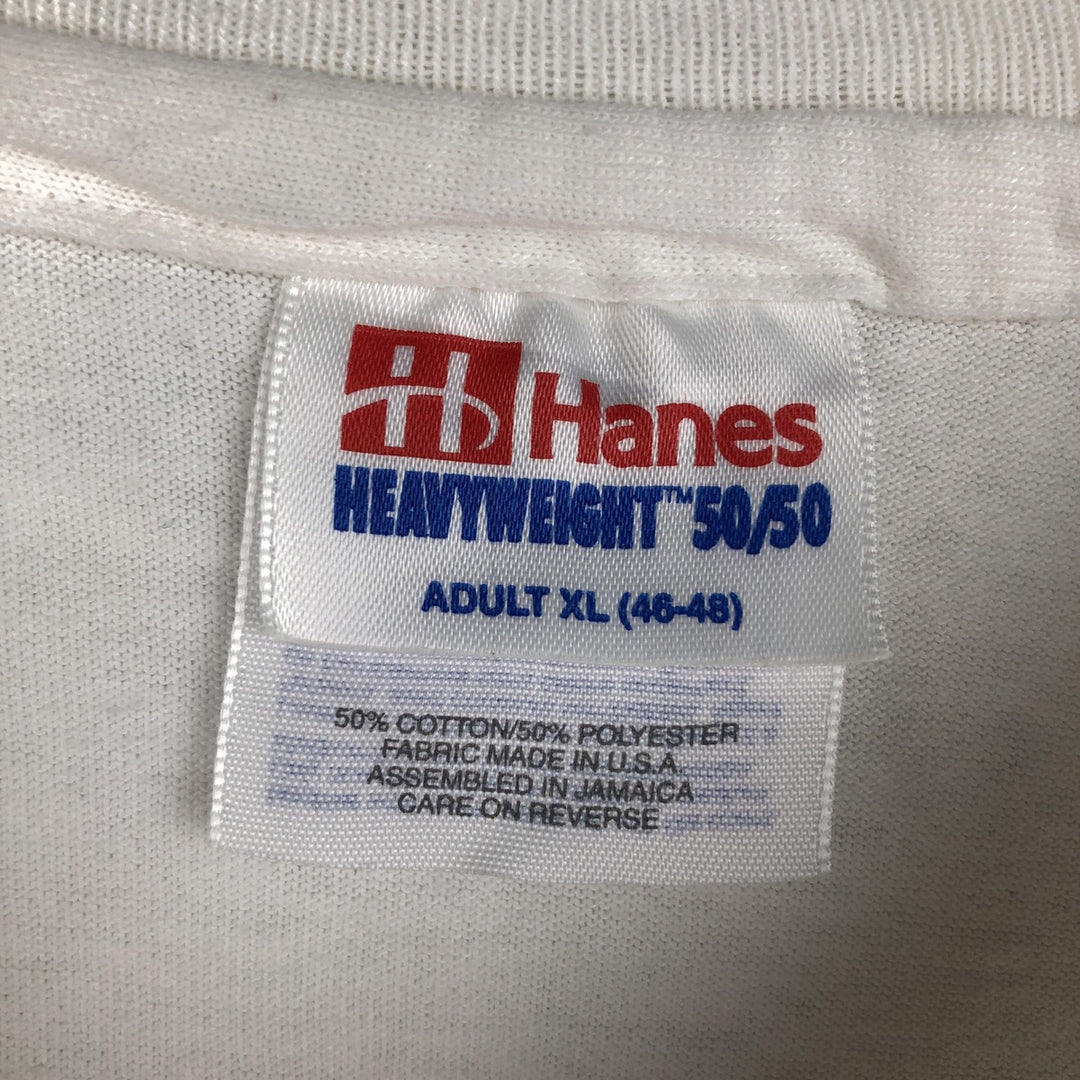 2000'S Hanes COMPUTER ASSOCIATES advertising T-shirt, men's size XL (approx.) cotton white type Vintage Second Hand