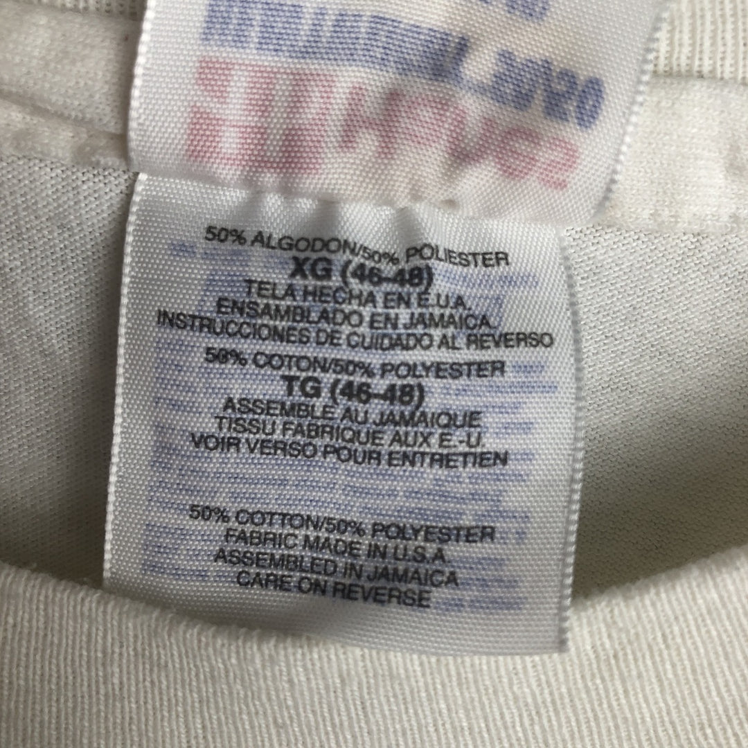 2000'S Hanes COMPUTER ASSOCIATES advertising T-shirt, men's size XL (approx.) cotton white type Vintage Second Hand
