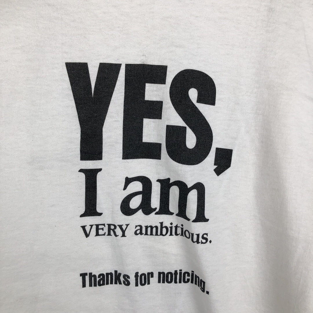 2000'S Hanes COMPUTER ASSOCIATES advertising T-shirt, men's size XL (approx.) cotton white type Vintage Second Hand