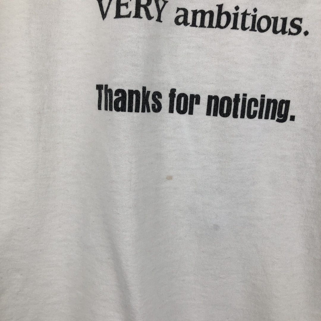 2000'S Hanes COMPUTER ASSOCIATES advertising T-shirt, men's size XL (approx.) cotton white type Vintage Second Hand