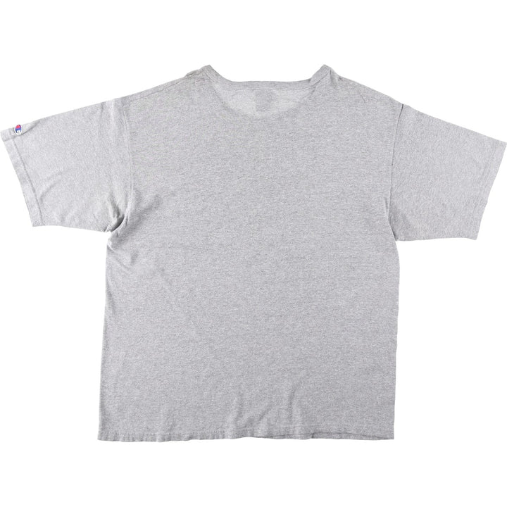 90'S Champion College T-shirt, Men's XL equivalent, Vintage cotton gray type Vintage Second Hand