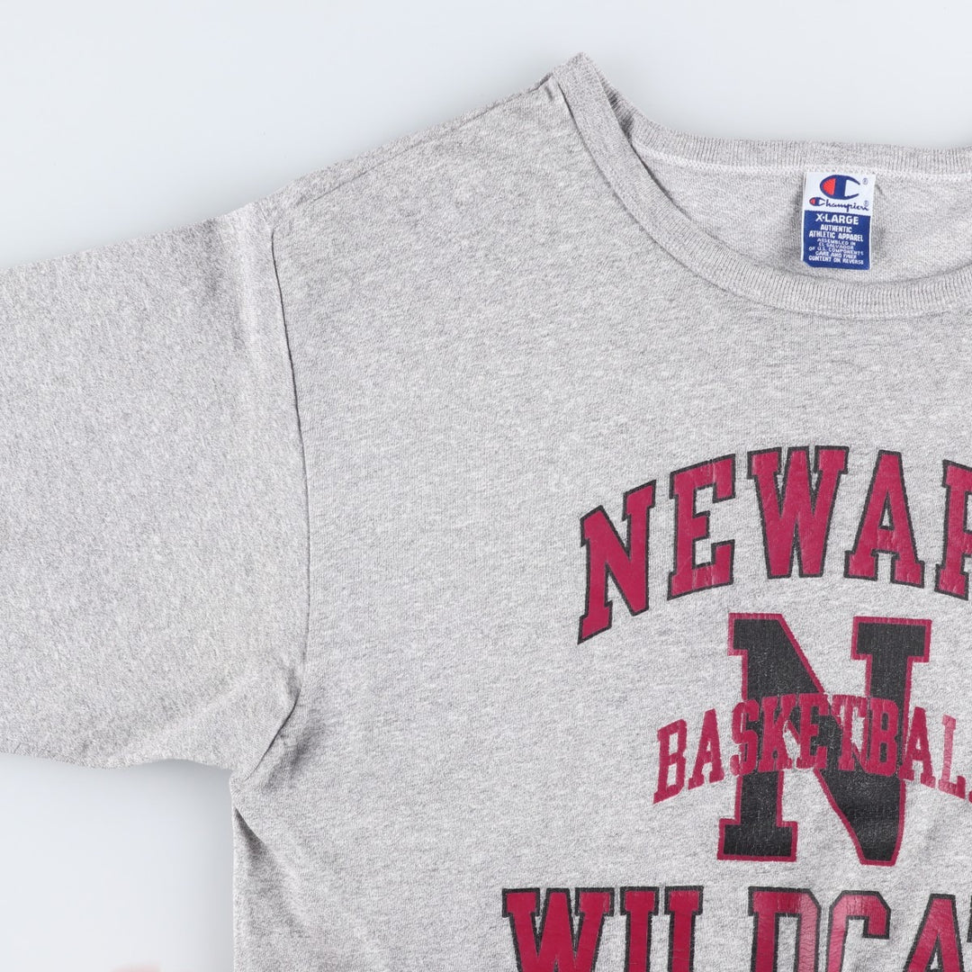 90'S Champion College T-shirt, Men's XL equivalent, Vintage cotton gray type Vintage Second Hand