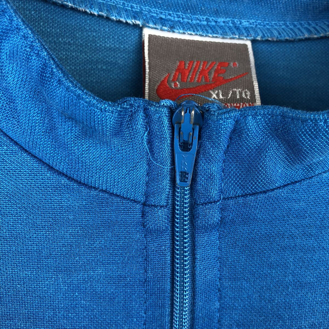 90'S Nike Silver Tag Mesh Logo Print T-Shirt Cycling Shirt Men's XL (approx.) Vintage polyester Blue type light blue Vintage Second Hand