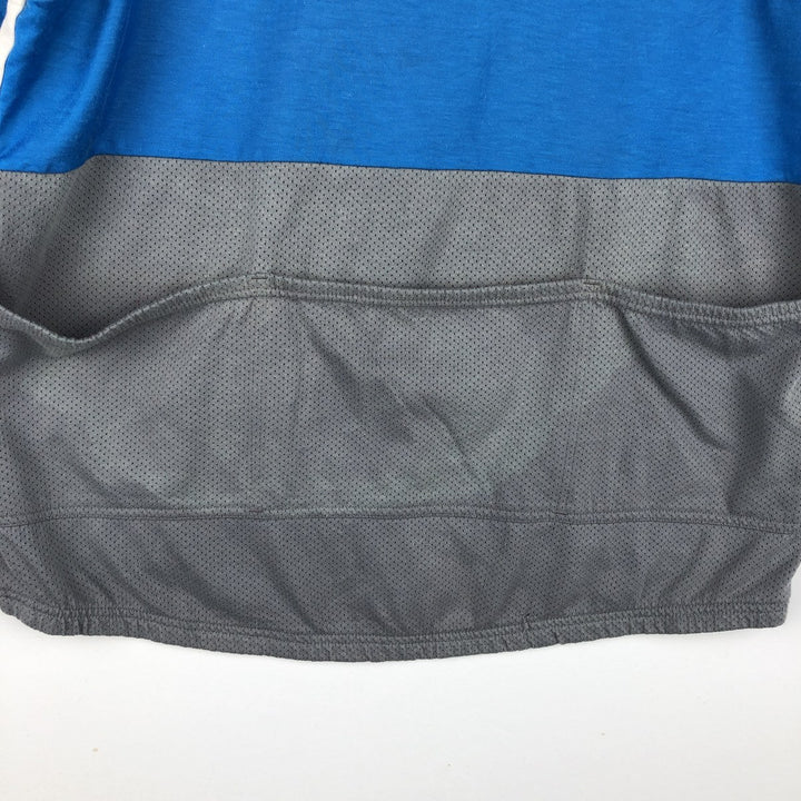 90'S Nike Silver Tag Mesh Logo Print T-Shirt Cycling Shirt Men's XL (approx.) Vintage polyester Blue type light blue Vintage Second Hand
