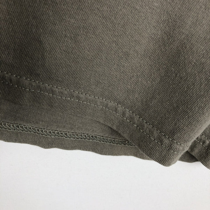 Nike One-Point Logo T-Shirt, Made in USA, Men's Size M cotton Khaki type Vintage Second Hand