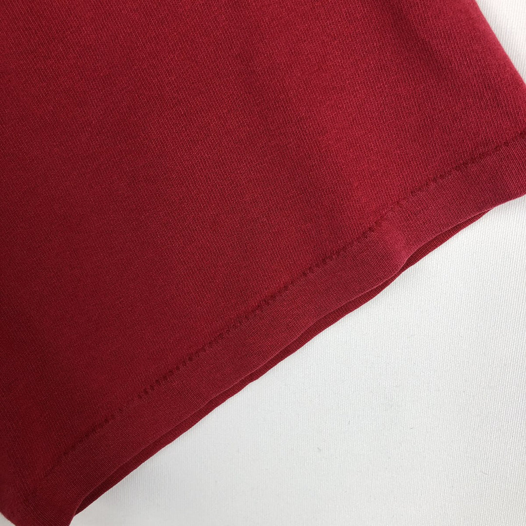 90'S Ocean Pacific surf/skate t-shirt, made in USA, men's size XL equivalent, vintage. cotton red type Vintage Second Hand