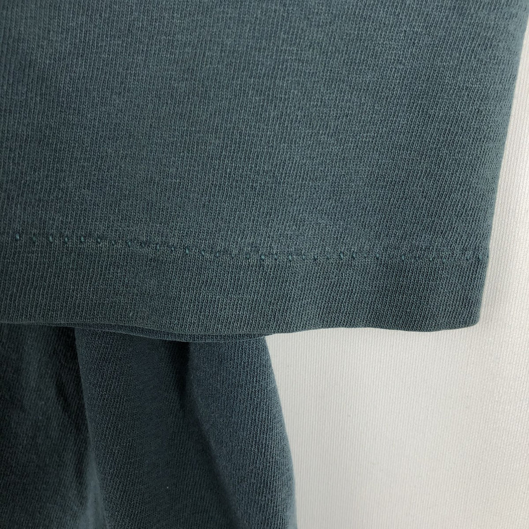 90'S NO FEAR surf skate T-shirt made in USA, men's size L, vintage cotton Green type dark green Vintage Second Hand