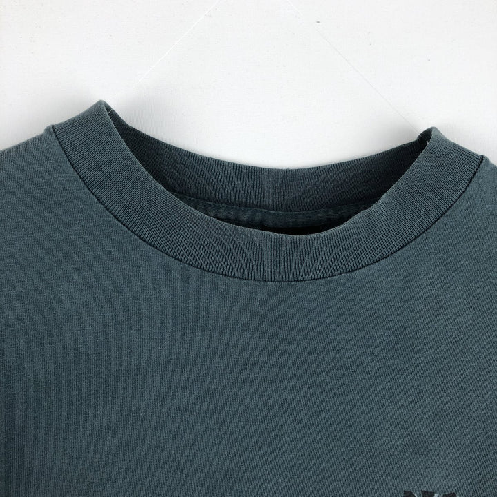 90'S NO FEAR surf skate T-shirt made in USA, men's size L, vintage cotton Green type dark green Vintage Second Hand