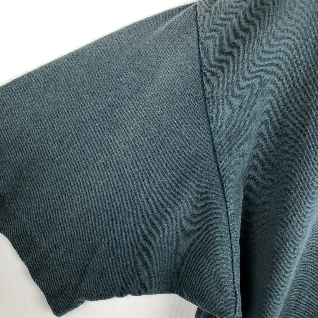 90'S NO FEAR surf skate T-shirt made in USA, men's size L, vintage cotton Green type dark green Vintage Second Hand