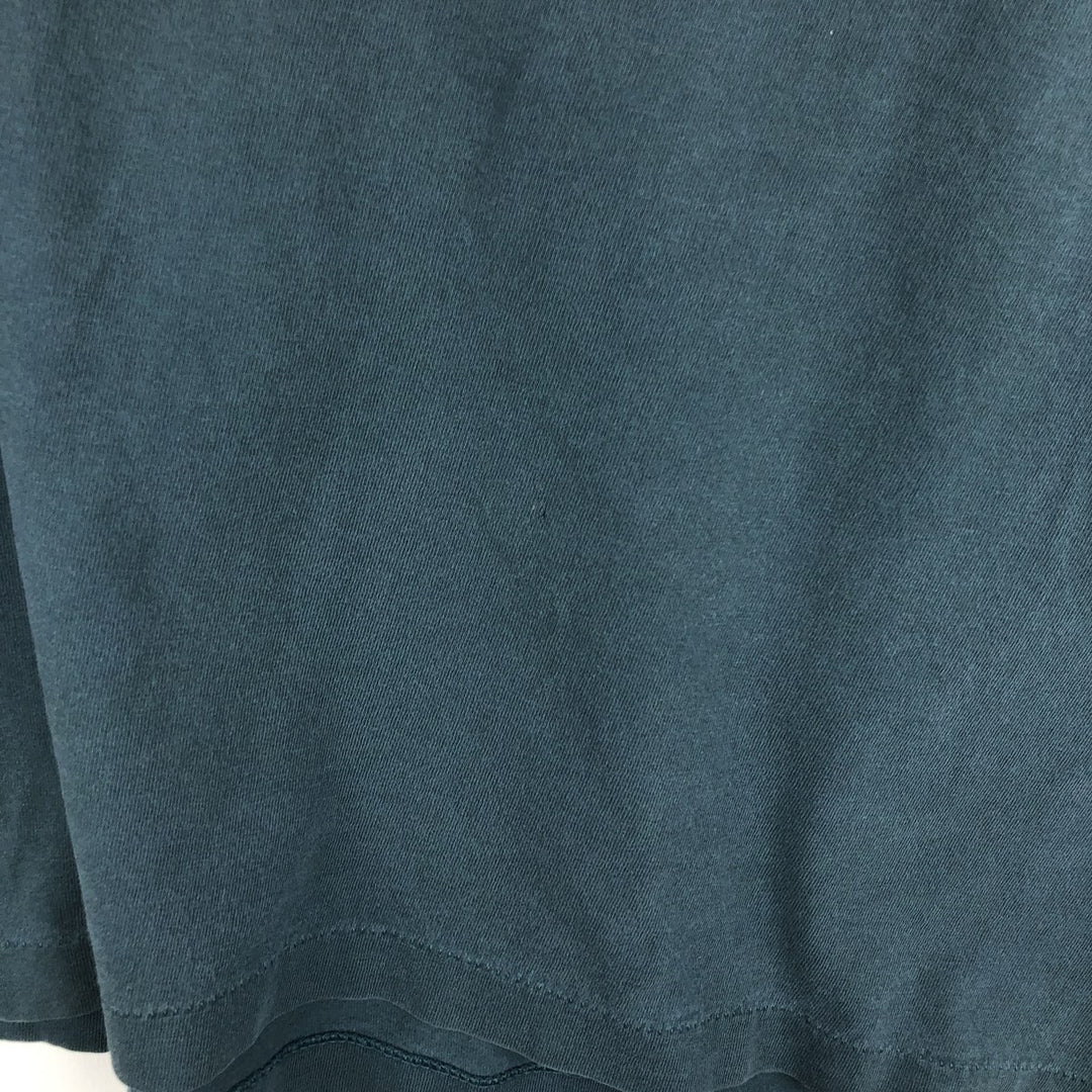90'S NO FEAR surf skate T-shirt made in USA, men's size L, vintage cotton Green type dark green Vintage Second Hand