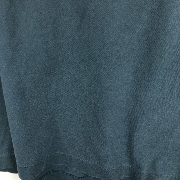 90'S NO FEAR surf skate T-shirt made in USA, men's size L, vintage cotton Green type dark green Vintage Second Hand