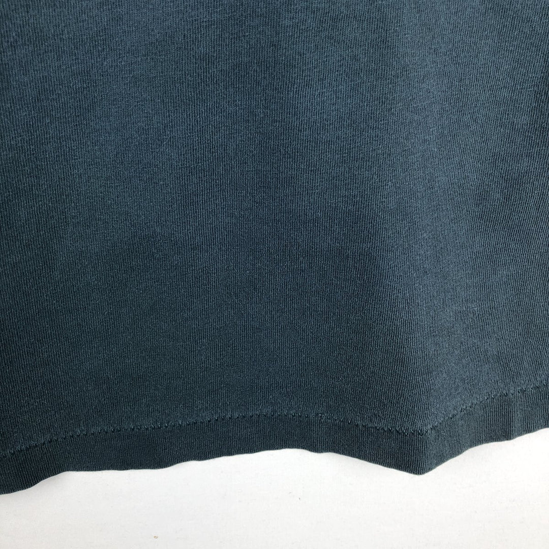 90'S NO FEAR surf skate T-shirt made in USA, men's size L, vintage cotton Green type dark green Vintage Second Hand