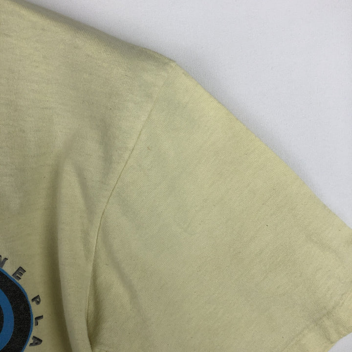 90'S Ocean Pacific Silver Tag Surf Skate T-Shirt, Made in USA, Men's Size S (Equivalent), Vintage cotton yellow type Vintage Second Hand