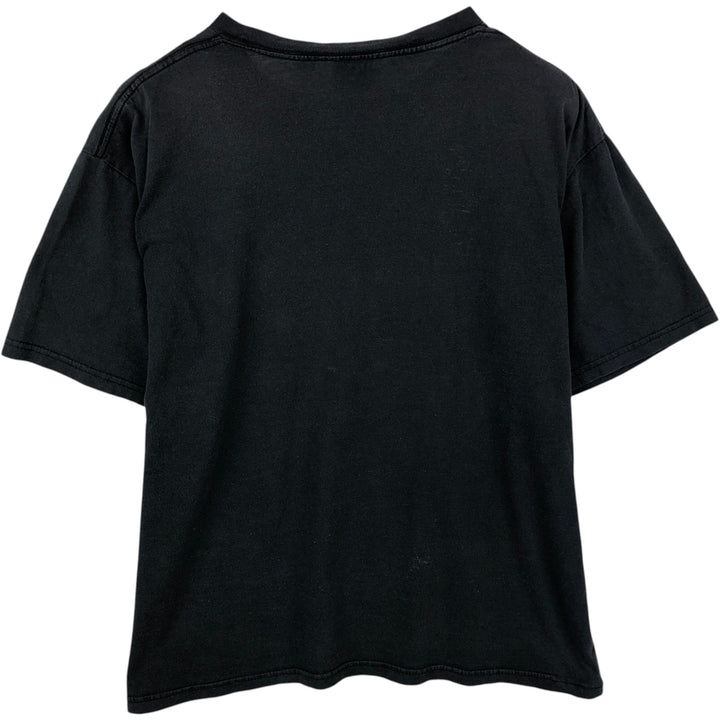90'S Nike One Point Logo T-shirt Made in USA Men's XL Vintage cotton black type Vintage Second Hand